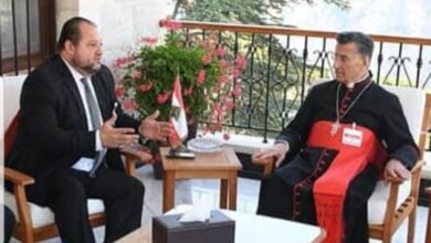 صورة توضيحية - رئيس حزب الوفاء اللبناني الدكتور أحمد علوان يلتقي سيادة البطريرك الراعي