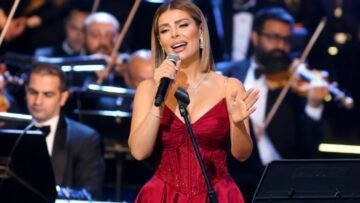 أمل الغربي تشكر الجمهور والمايسترو حازم القصبجي بعد حفل الأوبرا